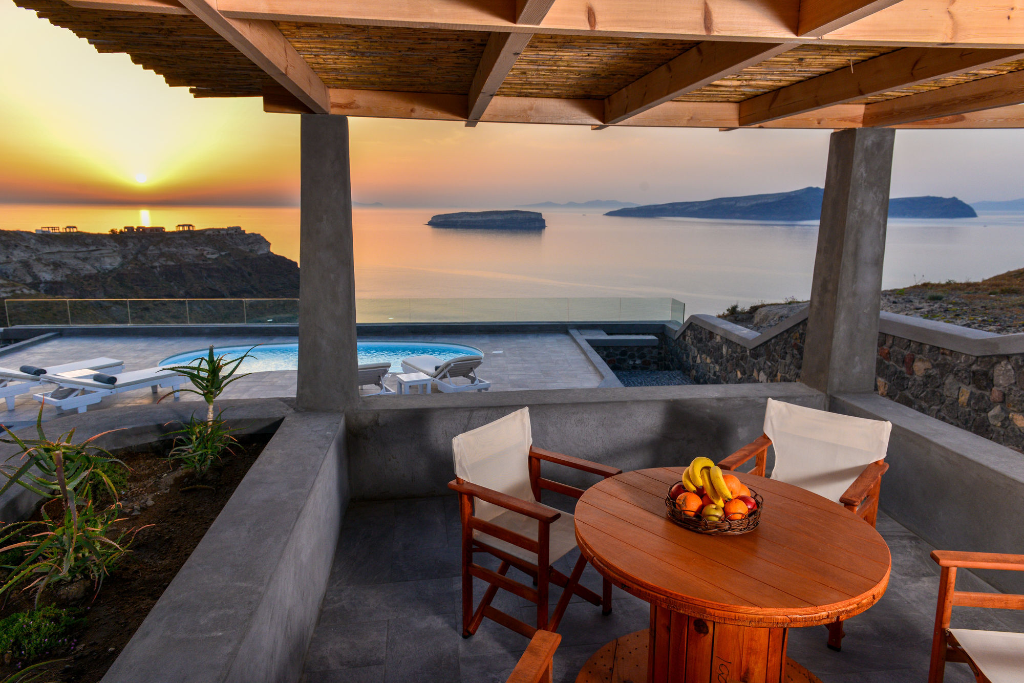Our Villa Santorini Akrotírion Exterior foto